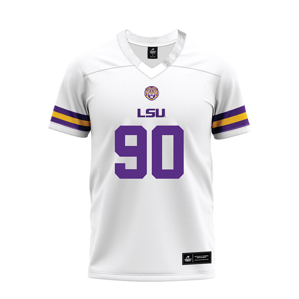 LSU - NCAA Football : Stephiylan Green - White Premium Football Jersey-0