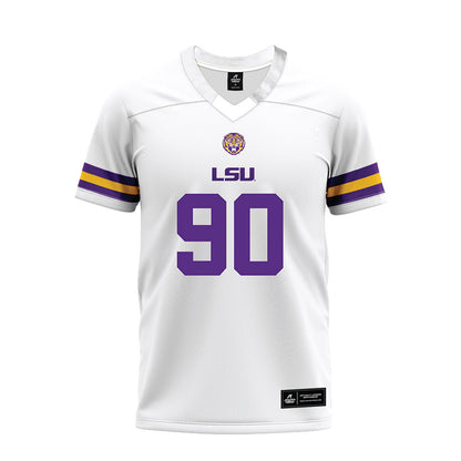 LSU - NCAA Football : Stephiylan Green - White Premium Football Jersey-0