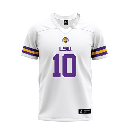 LSU - NCAA Football : Dashawn Spears - White Premium Football Jersey-0