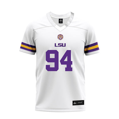 LSU - NCAA Football : Richard Anderson - White Premium Football Jersey-0