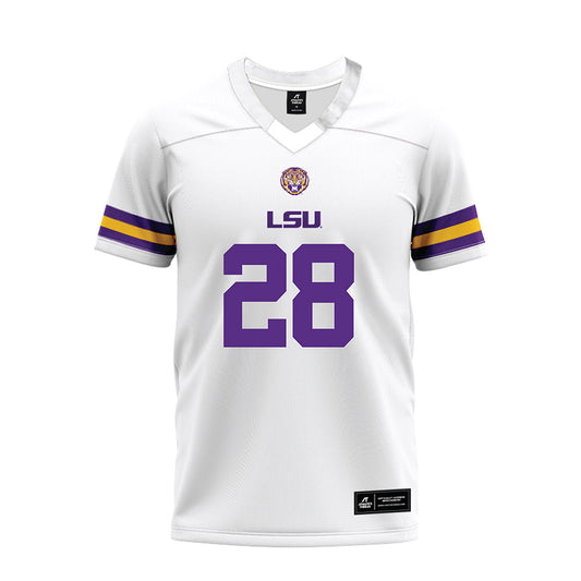 LSU - NCAA Football : Jhase Thomas - White Premium Football Jersey-0