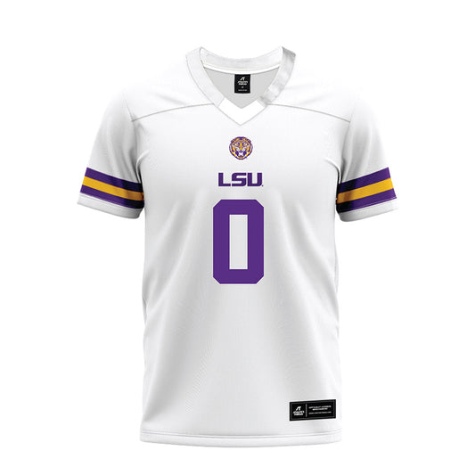 LSU - NCAA Football : Tamarcus Cooley - White Premium Football Jersey-0