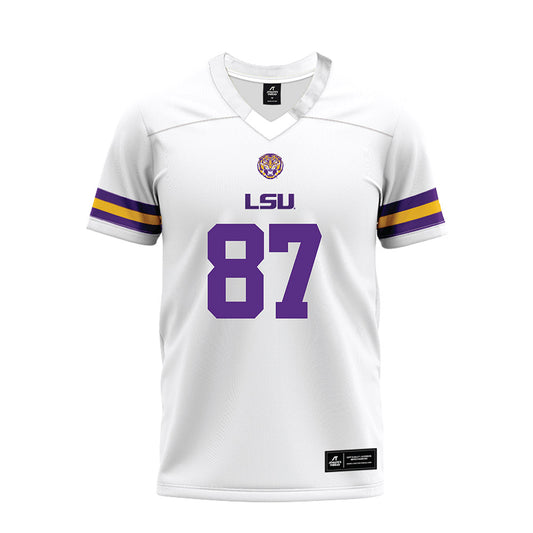 LSU - NCAA Football : JC Anderson - White Premium Football Jersey-0