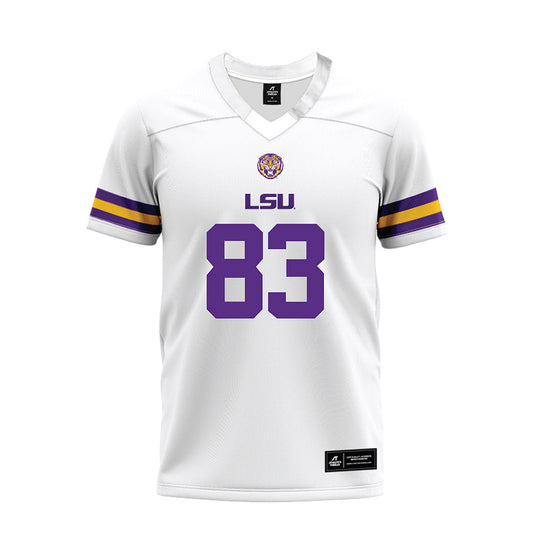 LSU - NCAA Football : Jelani Watkins - White Premium Football Jersey-0