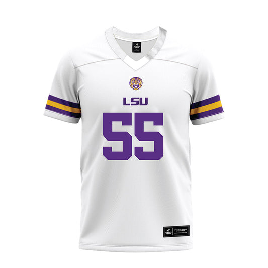 LSU - NCAA Football : Jake Ibieta - White Premium Football Jersey-0
