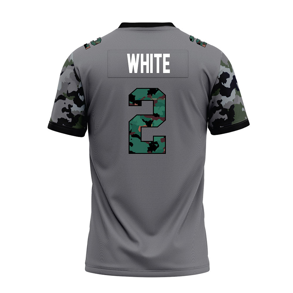 Towson - NCAA Football : Kaden White - Dark Grey Premium Football Jersey-1