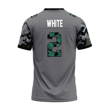Towson - NCAA Football : Kaden White - Dark Grey Premium Football Jersey-1