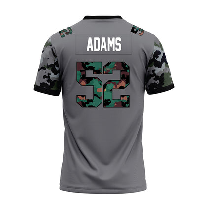 Towson - NCAA Football : RJ Adams - Dark Grey Premium Football Jersey-1