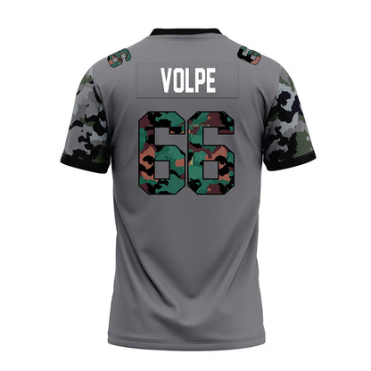 Towson - NCAA Football : Dan Volpe - Dark Grey Premium Football Jersey-1
