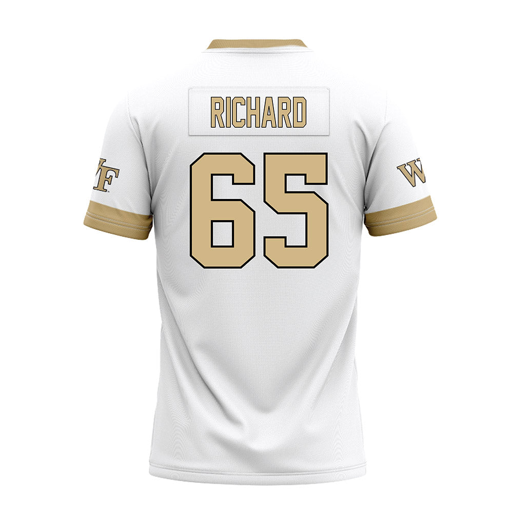 Wake Forest - NCAA Football : Clinton Richard - White Premium Football Jersey-1