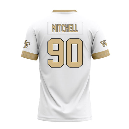 Wake Forest - NCAA Football : Sydir Mitchell - White Premium Football Jersey-1