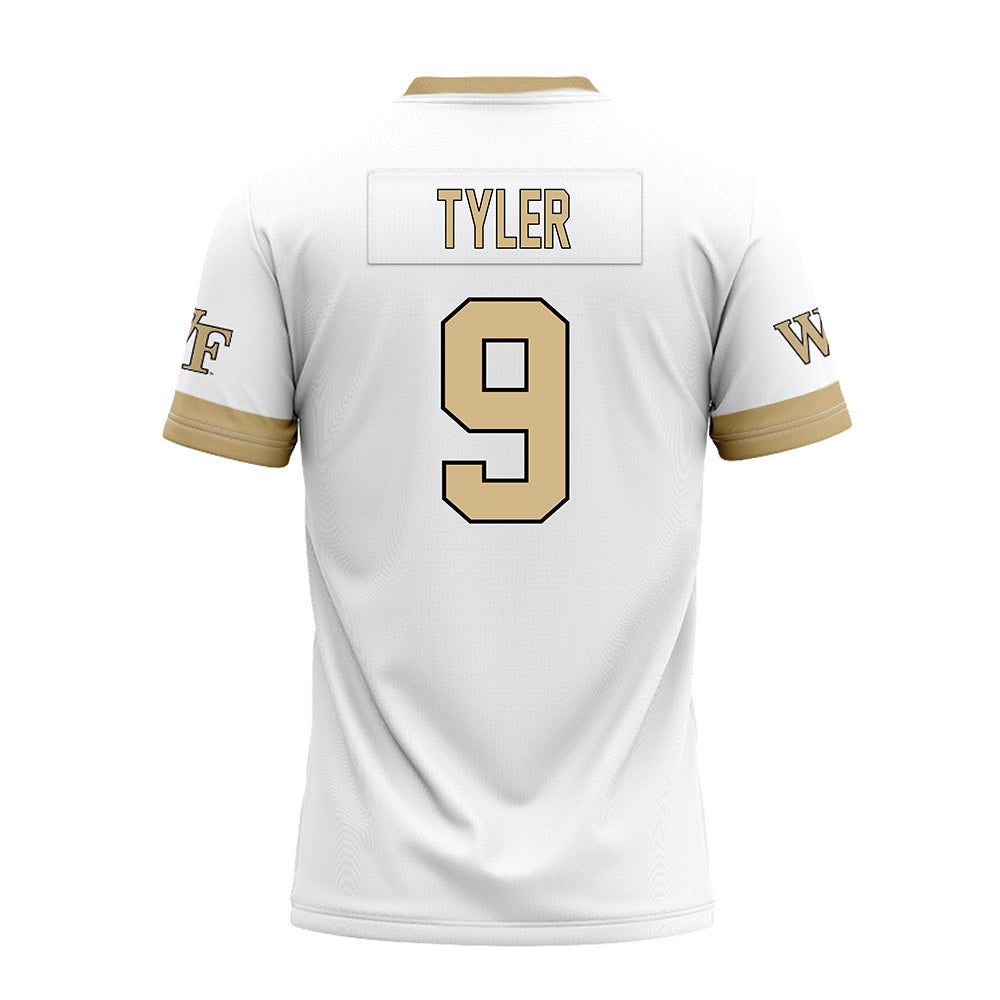 Wake Forest - NCAA Football : Chase Tyler - White Premium Football Jersey-1