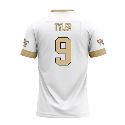 Wake Forest - NCAA Football : Chase Tyler - White Premium Football Jersey-1