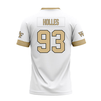 Wake Forest - NCAA Football : Cade Holles - White Premium Football Jersey-1