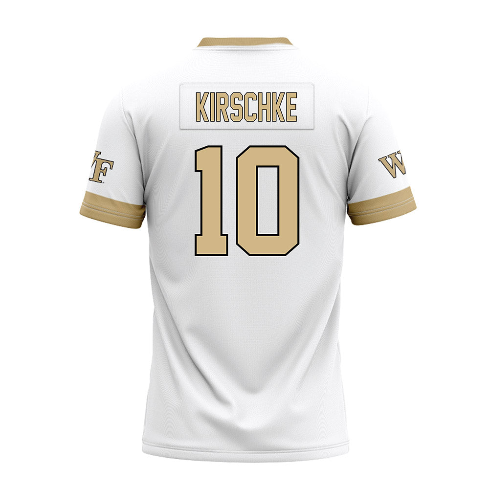 Wake Forest - NCAA Football : Gabe Kirschke - White Premium Football Jersey-1