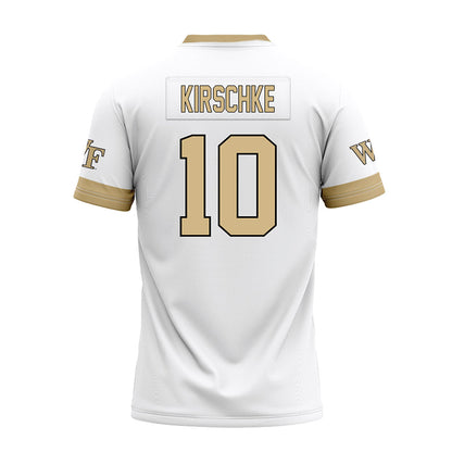 Wake Forest - NCAA Football : Gabe Kirschke - White Premium Football Jersey-1