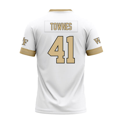 Wake Forest - NCAA Football : Kalil Townes - White Premium Football Jersey-1