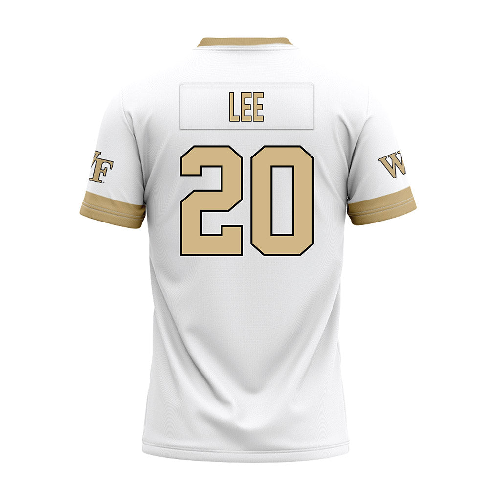 Wake Forest - NCAA Football : Kerrington Lee - White Premium Football Jersey-1