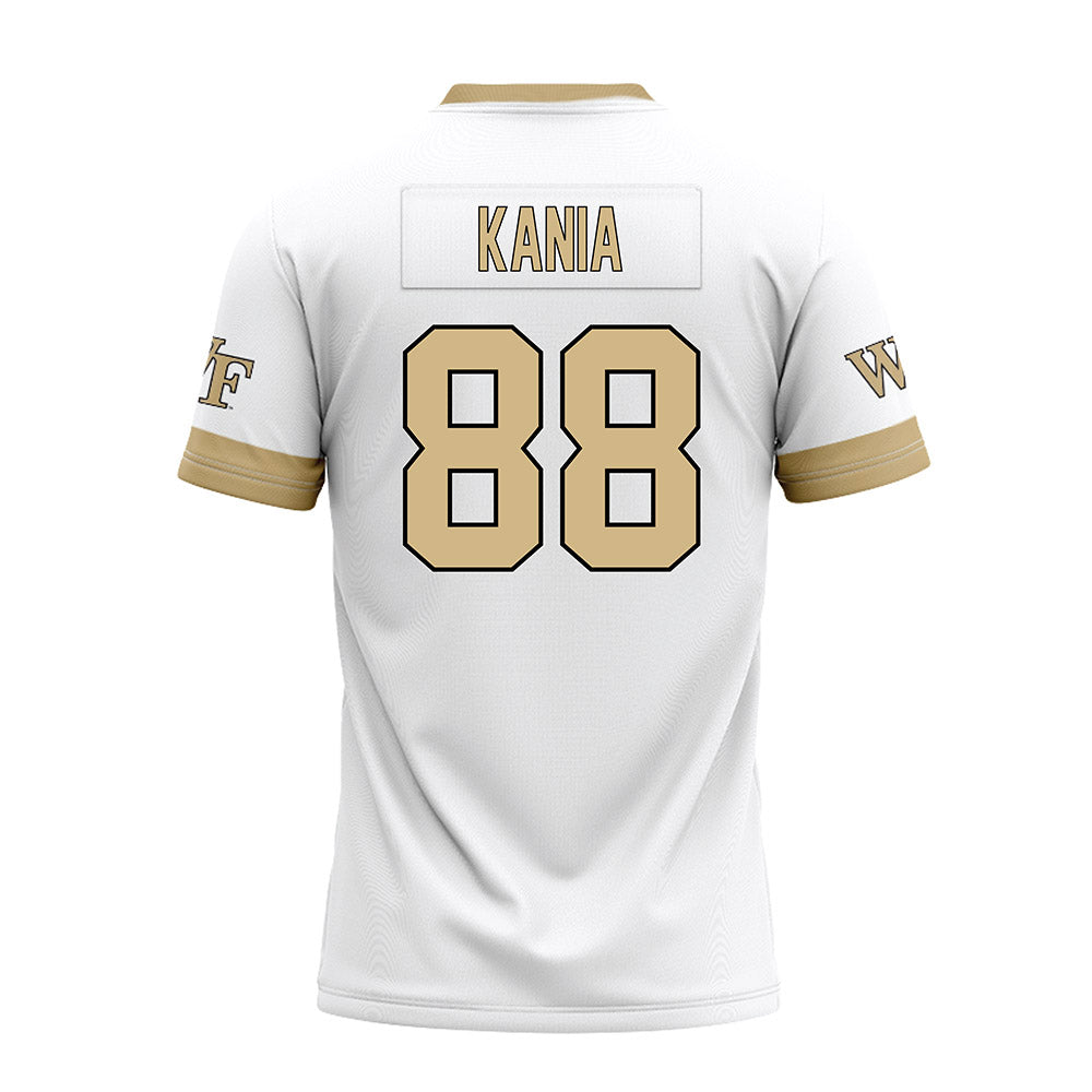 Wake Forest - NCAA Football : Bryce Kania - White Premium Football Jersey-1
