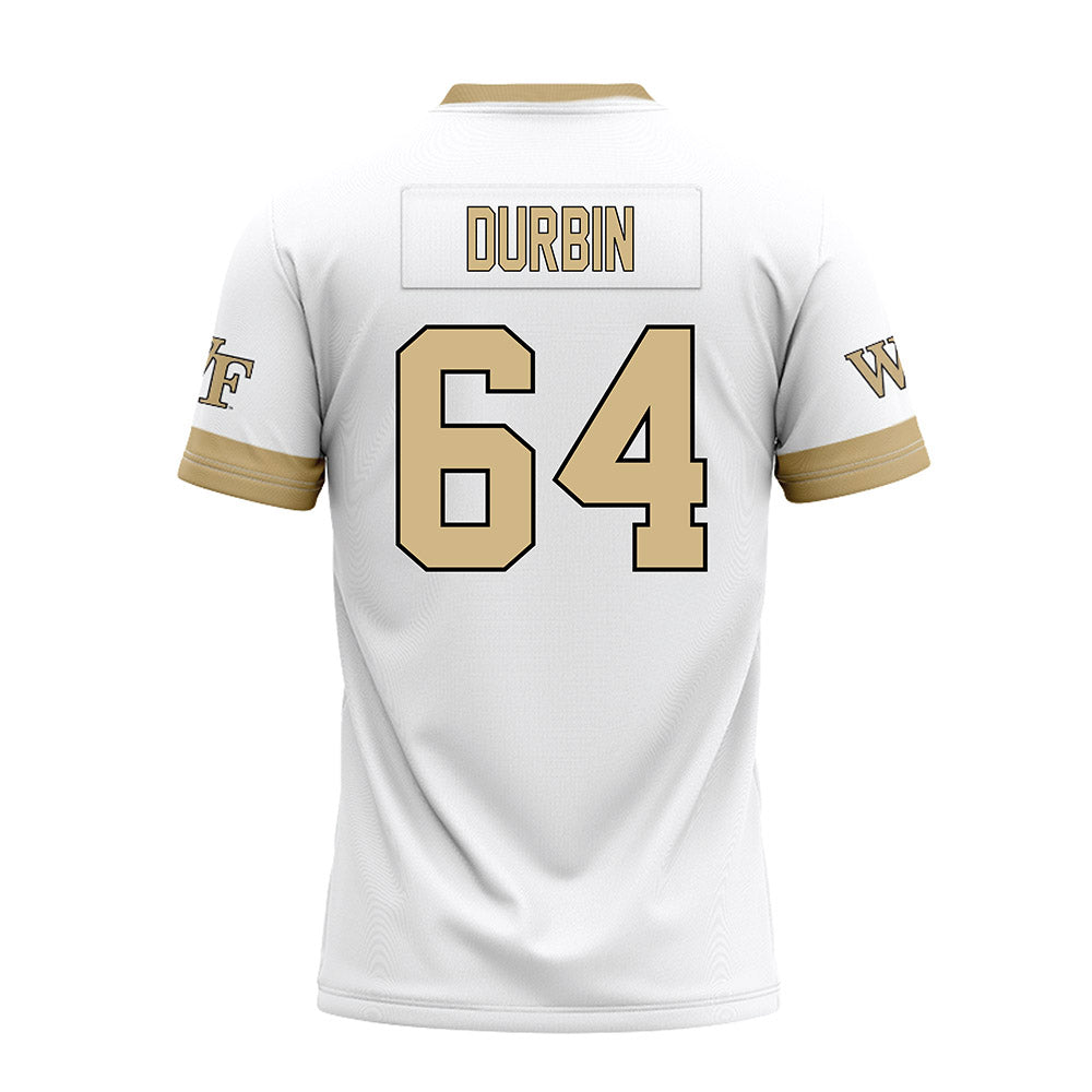 Wake Forest - NCAA Football : Dylan Durbin - White Premium Football Jersey-1