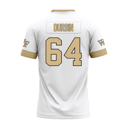 Wake Forest - NCAA Football : Dylan Durbin - White Premium Football Jersey-1