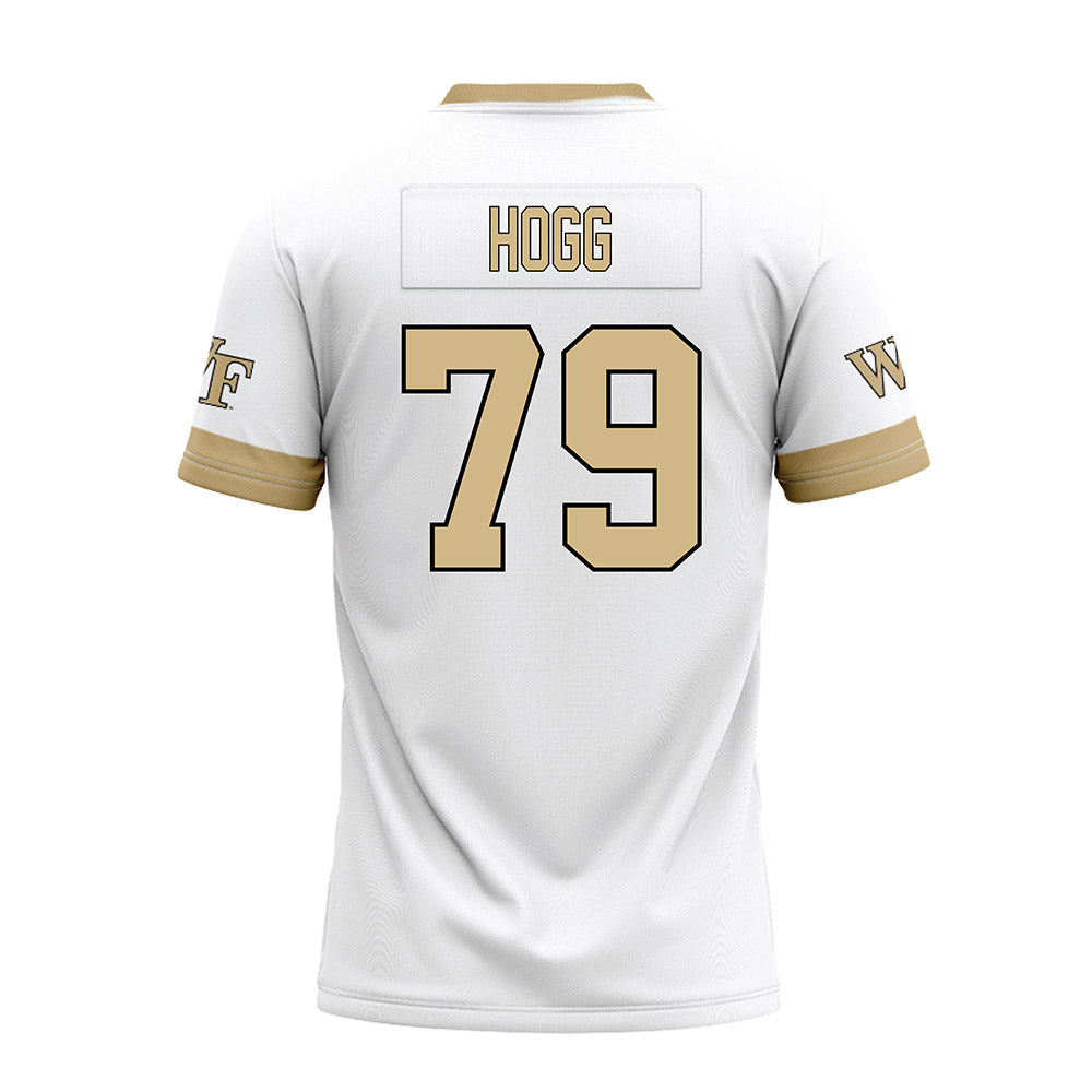 Wake Forest - NCAA Football : Langston Hogg - White Premium Football Jersey-1