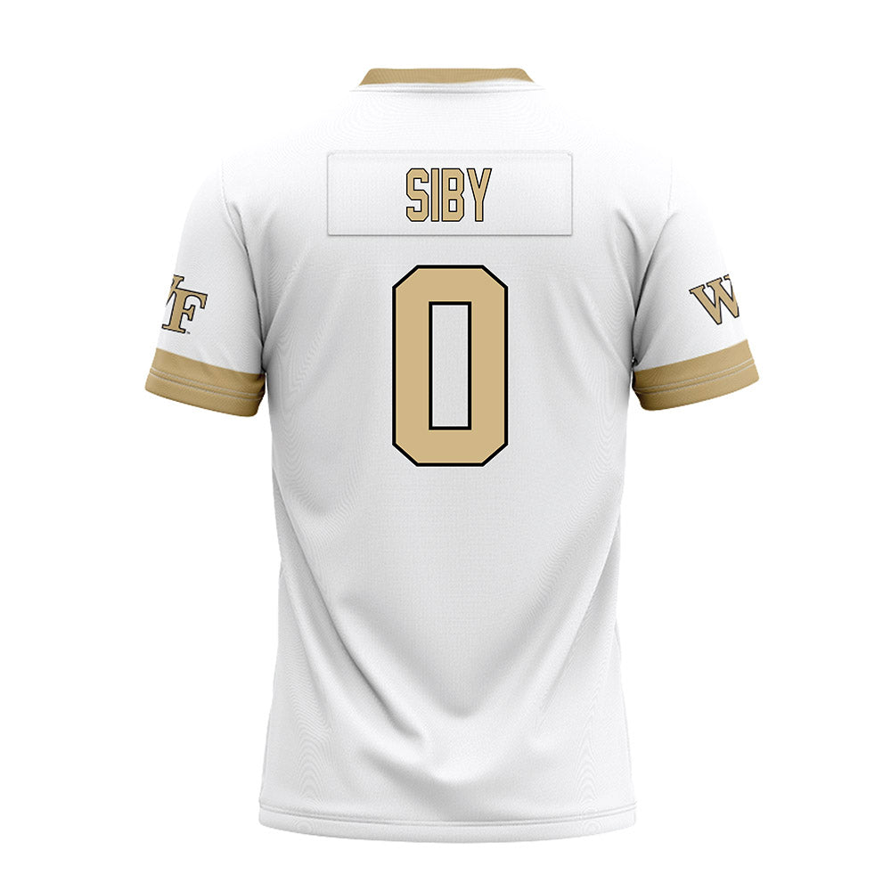 Wake Forest - NCAA Football : Mahamadou Siby - White Premium Football Jersey-1