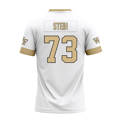 Wake Forest - NCAA Football : George Steih - White Premium Football Jersey-1