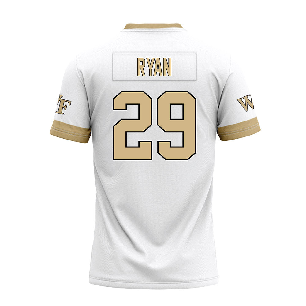 Wake Forest - NCAA Football : Jake Ryan - White Premium Football Jersey-1
