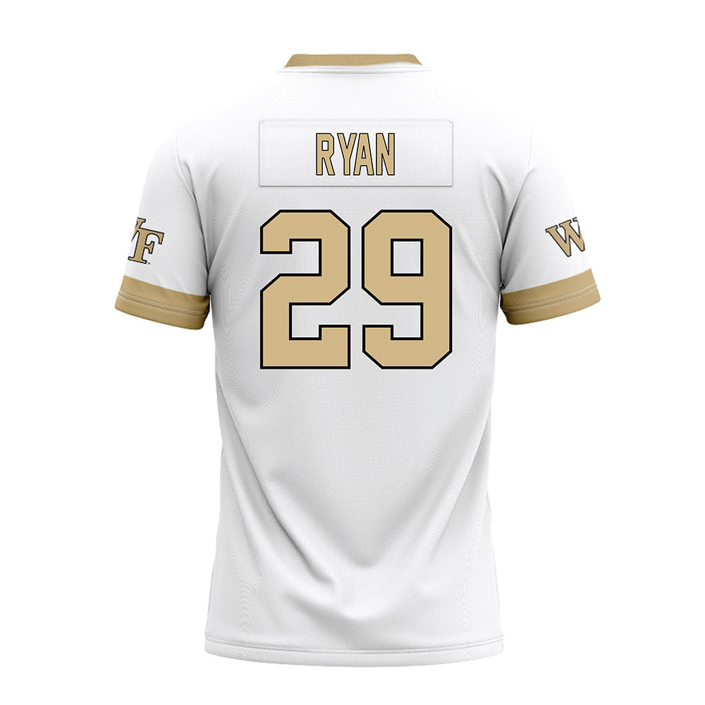 Wake Forest - NCAA Football : Jake Ryan - White Premium Football Jersey-1