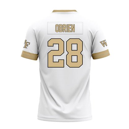 Wake Forest - NCAA Football : Hugh OBrien - White Premium Football Jersey-1