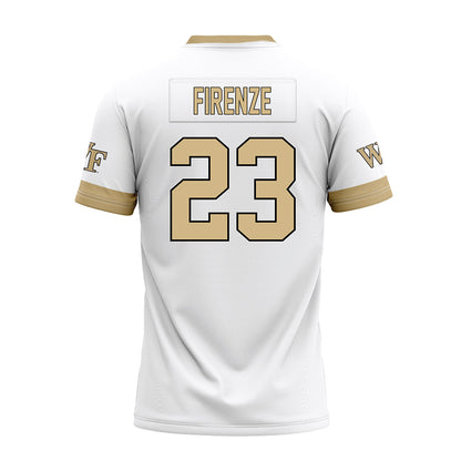 Wake Forest - NCAA Football : Vincent Firenze - White Premium Football Jersey-1