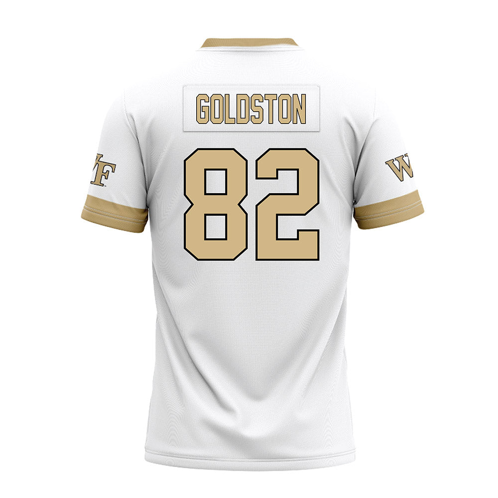 Wake Forest - NCAA Football : Devin Goldston - White Premium Football Jersey-1