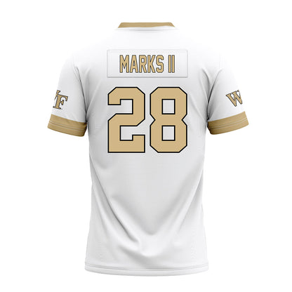 Wake Forest - NCAA Football : Aj Marks II - White Premium Football Jersey-1