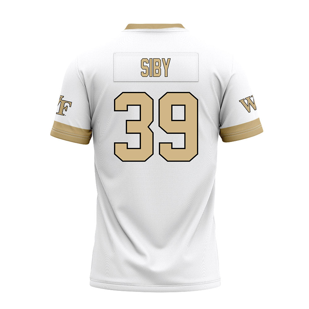 Wake Forest - NCAA Football : Mahamadou Siby - White Premium Football Jersey-1