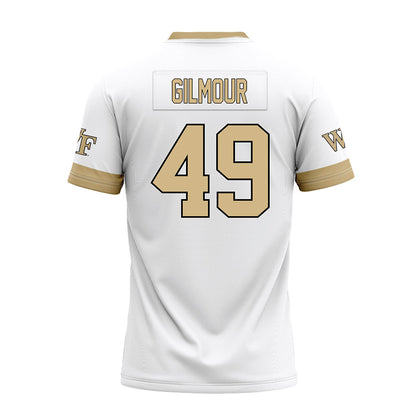Wake Forest - NCAA Football : Eli Gilmour - White Premium Football Jersey-1