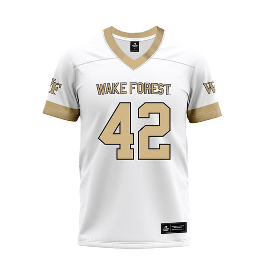 Wake Forest - NCAA Football : Isaac Nelson - White Premium Football Jersey-0