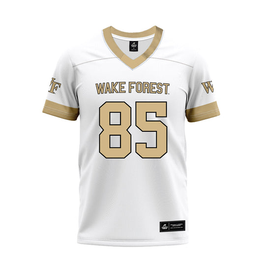 Wake Forest - NCAA Football : Will Loerzel - White Premium Football Jersey-0