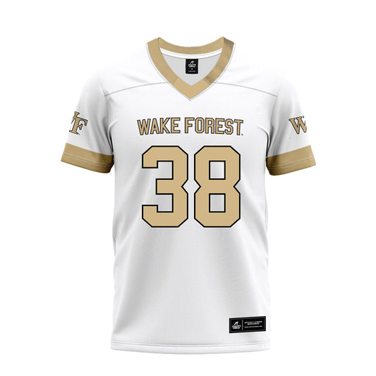 Wake Forest - NCAA Football : Somad Eaddy - White Premium Football Jersey-0