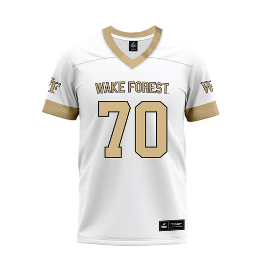 Wake Forest - NCAA Football : Will Way - White Premium Football Jersey-0