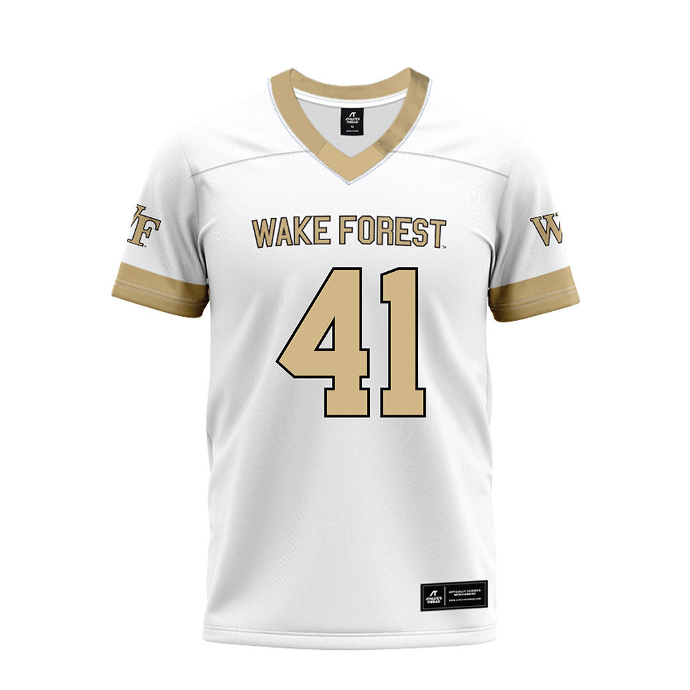 Wake Forest - NCAA Football : Kalil Townes - White Premium Football Jersey-0