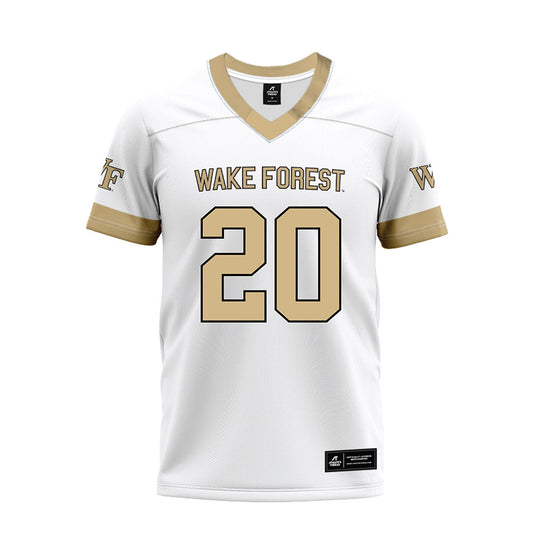 Wake Forest - NCAA Football : Kerrington Lee - White Premium Football Jersey-0
