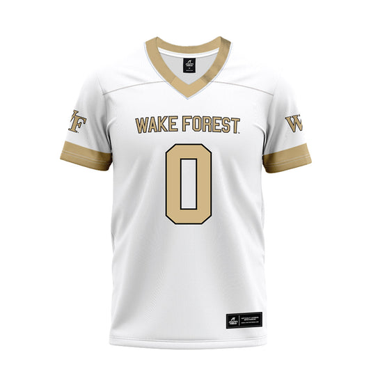 Wake Forest - NCAA Football : Drayden Dickmann - White Premium Football Jersey-0
