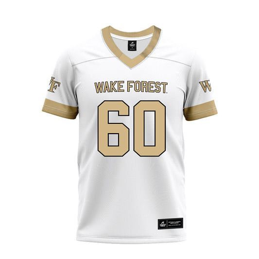 Wake Forest - NCAA Football : Will Saba - White Premium Football Jersey-0