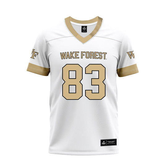 Wake Forest - NCAA Football : Kobe Adeleke-Hokes - White Premium Football Jersey-0