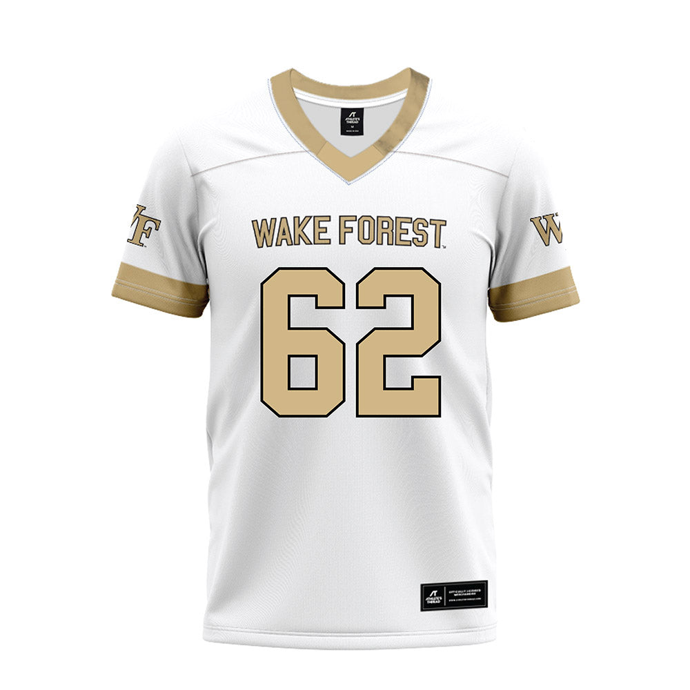 Wake Forest - NCAA Football : Jaishaun Offutt - White Premium Football Jersey-0