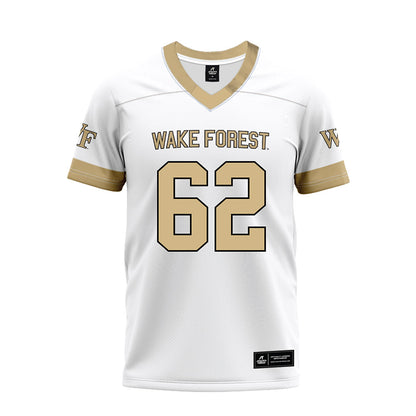 Wake Forest - NCAA Football : Jaishaun Offutt - White Premium Football Jersey-0