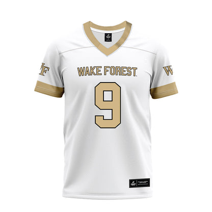 Wake Forest - NCAA Football : Chase Tyler - White Premium Football Jersey-0