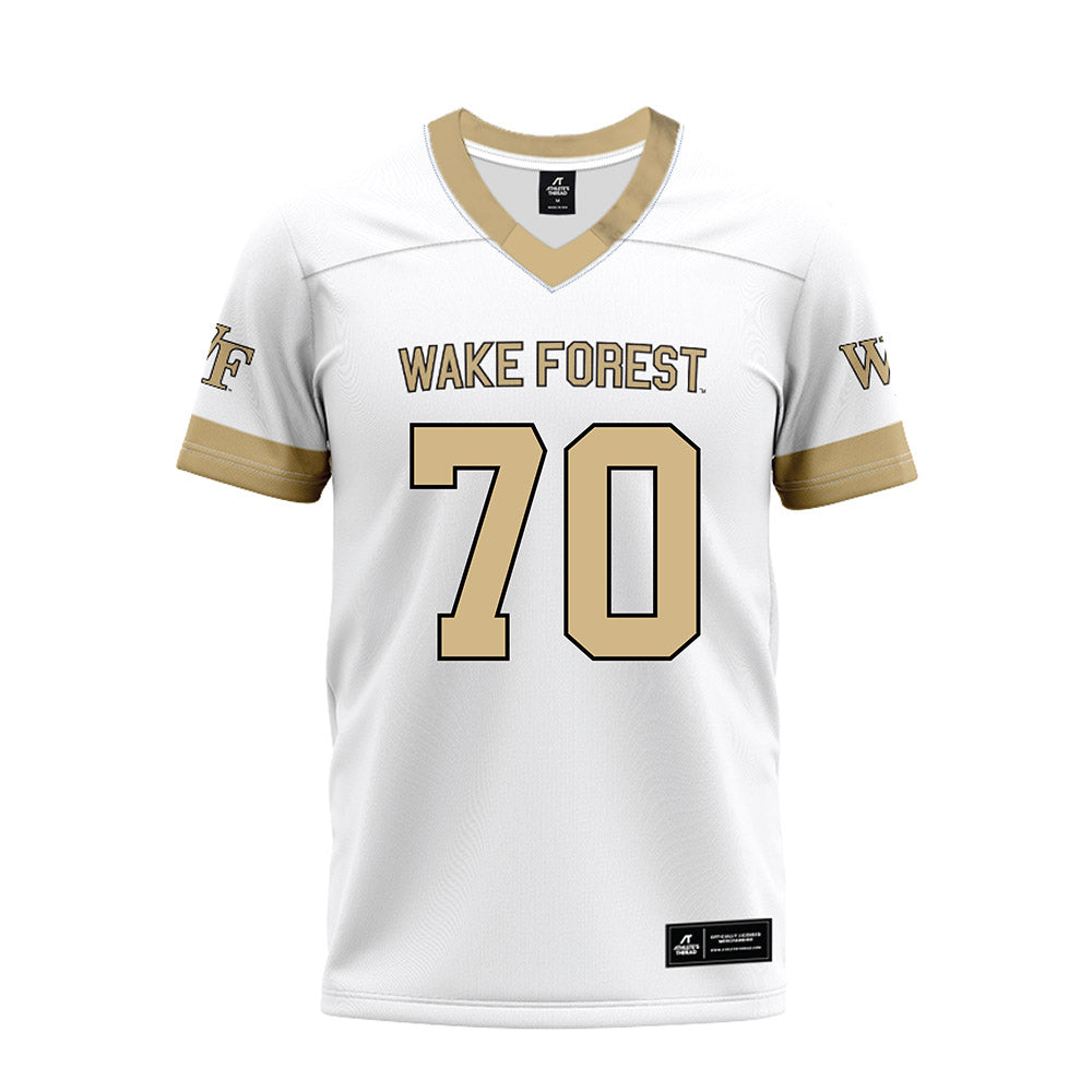 Wake Forest - NCAA Football : Will Way - White Premium Football Jersey-0