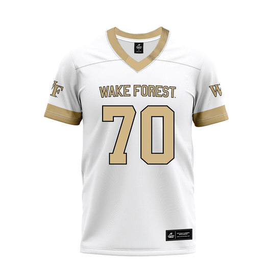 Wake Forest - NCAA Football : Will Way - White Premium Football Jersey-0